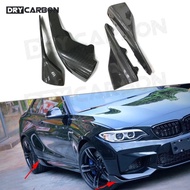 On sale Carbon Fiber Front Bumper Splitters Side Cupwings Flaps Aprons Winglets for BMW 2 Series F87