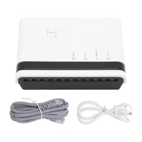 Wireless Printer Server Print Server 10/100Mbps LAN Bridge Sharing Support 4 Printers Plug and Play 