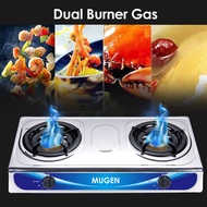 MUGEN Gold Ring Double Burner Gas Stove