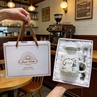 Line Puppy Mug Gift Box Gift Box Gift for Girlfriend Gift for Girlfriend Birthday Gift Cup/rhksx