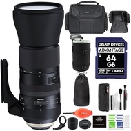Tamron SP 150-600mm f/5-6.3 Di VC USD G2 for Canon EF with Advanced Accessory and Travel Bundle | Ta