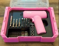 WOODMAN 一木 - C08 馬卡龍手電批 36件 套裝 (裝拆IKEA櫃，修理家電) 藍色版 或 粉色版