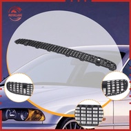 Motoclasic Hood lưới tản nhiệt lỗ thông hơi trung tâm không khí đầu vào màu đen cho BMW 3 Series E46