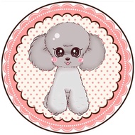 Pets Pet mat Dog mat Cat mat Round Pet Mat Non-slip Dog Carpet Cartoon Dog Mat Pet supplies Dog supp