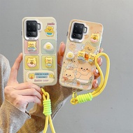 Casing OPPO A94 4G Casing Reno 5F Casing For Casing with a Bracelet  Casing hard Phone Casing BB-CYJ
