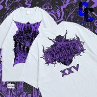 Kaos Distro Musik Band XXV METALLICA Pria Wanita Tshirt Distro Metal Dewasa Cotton Short Sleeve Tee 