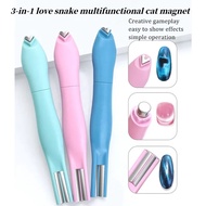 3-in-1Nail Cat Magnetic Stick for Cat Magnet UV Gel Polish Glitter Effect Tools Manicure Design Tool
