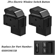 2 Pcs Car Electric Window Control Switch 5 Pins for VW Polo 6N2 Lupo 6X1 6E1 Seat Ibiza III 6K1 Hatc