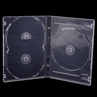 [rangevoyage2] Square Transparent Bottom CD Box Empty CD Case PP Plastic Milky Transparent CD Case C