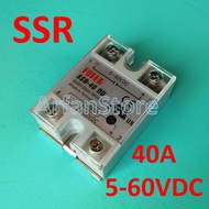 SSR 40A DC 5V - 60V DD Solid State Relay DC Input 3 - 32V SSR40DD