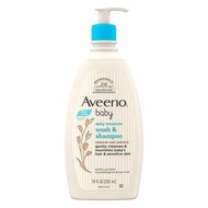 現貨💗 美國 Aveeno Baby daily moisture 2 in 1 Wash & Shampoo 532ml｜Aveeno Baby 天然燕麥配方二合一洗髮沐浴乳 532ml ～無淚配方