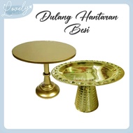 1 PCS - Dulang hantaran besi/Iron gift tray Metal iron cake/Stand round/Wedding DECOR/CAKE TRAY/DESS