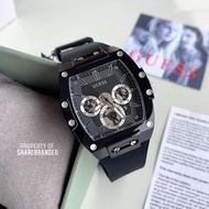 Guess Phoenix Multifunction Quartz Watch Black Case Black Silicone GW0203G3