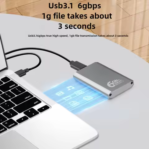 mSATA To USB 3.1 SSD Enclosure 10Gbps Mini SSD Case External Hard Drive Disk Box Storage Case Adapte