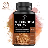 BBEEAAUU Viên nang bổ sung nấm Lions Mane Complex Nấm cho não Hỗ trợ não Nootropic và sức khỏe miễn