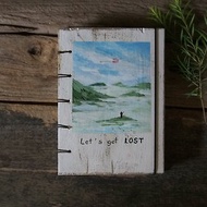 Sea of fog. Notebook Handmade notebook Diary 筆記本 journal