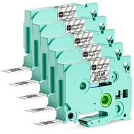 D480BT TZe-141 18mm Label Tape Replacement for Brother Label Maker Tape TZ Tape 18mm Label Tape Blac