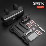 ROCKBROS Bike Portable Tyre Bike Repair Kit Tool Bag Multi-function Patch Rubber Tool With 16 in 1 T