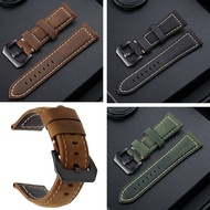 ◈✜ Watchband Handmade Crazy Horse Genuine Leather Watch Strap 20mm 22mm 24mm 26mm Watch Band for Tissot Seiko Accessories Wristband