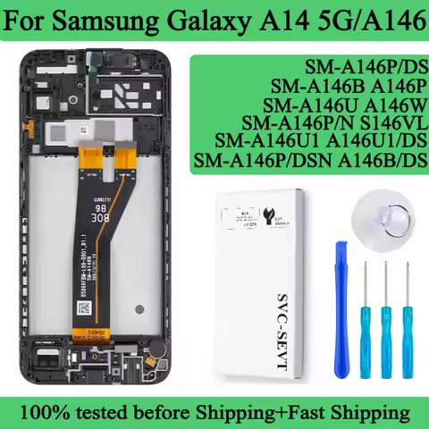 SM-A146B A146P A146U A146W Premium Lcd For Samsung Galaxy A14 5G Display Touch Screen Digitizer Pane