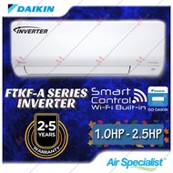 ○㍿●(OFFER) New Daikin 1.0HP-2.5HP Inverter Air Conditioner (R32 Gas) - FTKF-A/B WIFI