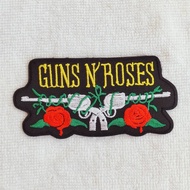 อาร์มติดเสื้อ อาร์ม ตัวรีด วงดนตรี วงร๊อค เฮฟวี่เมทัล โลโก้ วง Guns N Roses Patch Sticker สติ๊กเกอร์