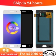 For AMOLED SAMSUNG Galaxy A5 2016 A510 A510FD A510M A510Y LCD Display Touch Screen Digitizer Assembl
