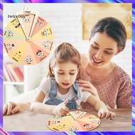 [TY] Wooden Emotion Wheel Wooden Emotion Wheel Toy Toddlers Emotion Wheel Toy – Rotatable Vivid Emot