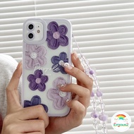 INS Oil Painting Flowers Phone Case Compatible for iPhone 15 14 13 12 11 Pro Max X Xr Xs Max 8 7 6 6
