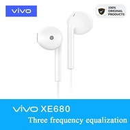 VIVO Original XE680 Headsets In-Ear with Storage Box 3.5mm Plug Wire Controller Earphone for VIVO X2
