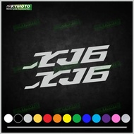 For Yamaha YZF XJ6 XJ 6 motorcycle accessories decals fairing decoration helmet fuel tank engine log