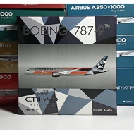 Ph aeroclassics 787-9 1/400 Registered Number A6-BLV2018 Abu Dabi Prize F1 Painted Black Diamond Ext