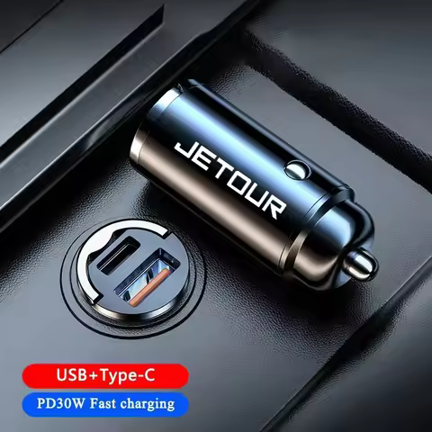 Car Cigarette Lighter Fast Charger Adapte USB PD Type-C Convert Plug For chery jetour x70 x70sm x90 
