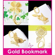 KOREAN STYLE GOLD BOOKMARK / TEACHERS DAY GIFT / CHILDREN DAY GIFT IDEAS / BIRTHDAY GOODIE BAG / PARTY FAVORS
