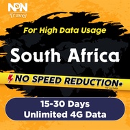 South Africa SIM Card 15-30 Days Unlimited Data | Store Pickup Available | High Speed Travel Data Af