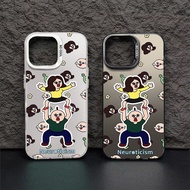 Cartoon Anime Fun Patterns Phone Case Compatible for IPhone 11 12 13 14 15 Pro Max X XR XS MAX 7/8 Plus Se2020 Luxury Hard Shockproof Case