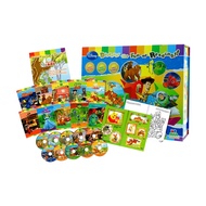 Disney 迪士尼 歡樂學習英文故事有聲書 10冊全英文電影故事書+導讀CD+精裝收納彩盒  10卷  永續圖書有限公司  1組