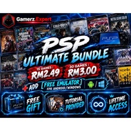 SONY PSP GAMES ULTIMATE BUNDLE  (FREE Emulator to Android/Windows/MacOS)