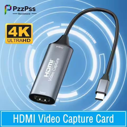 NEW HDMI Video Capture Card 4K 30Hz HDMI to USB 2.0 USB 3.0 USB-C Video Grabber Box For Macbook PS4 