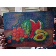 Fruit Painting Thick Cardboard Media A3 Size