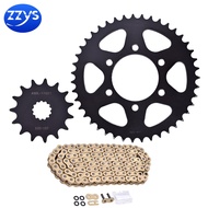 520 15T 43T 46T Motorcycle Front Rear Sprocket Chain Set For Kawasaki Ninja 400 R 14-17 Ninja 650 13