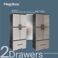 Megabox MG 188 Wardrobe Cabinet With 2 Drawers
