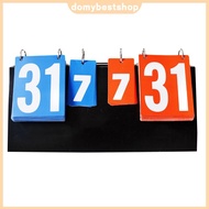 4-Digit Badminton Score Board Practical Tabletop Scoreboard for Sports Referee