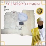 ❏✠Special Muslim Premium Lelaki Set for Man (Jubah, Serban, Kopiah, Shawal dan Ridak)