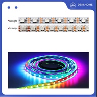 DBM.HOME-5m WS2812B LED Strip 5V Pixel LEDs/M Individually Addressable IP20 Waterproof Flexible Tape