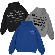 Lettucy Hoodie Boxy | Boxy fleece cotton cvc Hoodie | Boxy Oversize Hoodie Oversized