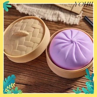 YOHII Giant Dumpling Squishy, Decompression Dough Soft Slow Rising Squishy, Hot Calming Squishes Fid