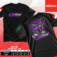IdDistro CB Club Motif Distro T-Shirt Unisex HD Printed Semi-CottonDesign
