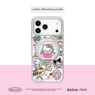 Asina | เคสตั้งโทรศัพท์มือถือพร้อมแม่เหล็กสำหรับ iPhone 16 Pro 15 14 13 Pro Max