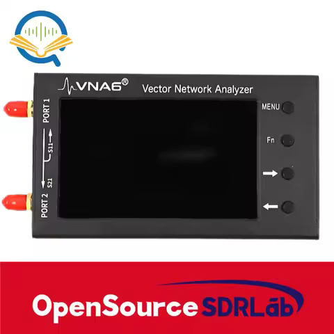 OpenSourceSDRLab VNA6 Vector Network Analyzer 1M-6300MHz Dual-Port Handheld Device S11 S21 Antenna A